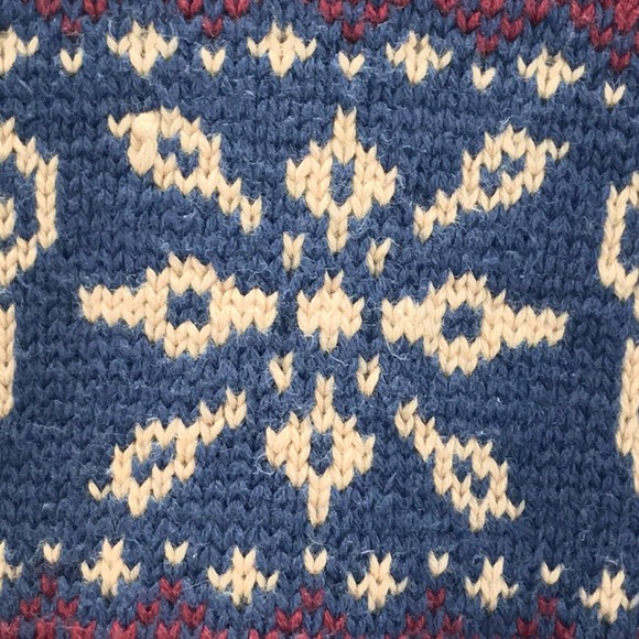 Disney Store Mens Sweater Burgundy Mickey Mouse Head Cable Knit Sleeves Vtg S - Picture 8 of 10